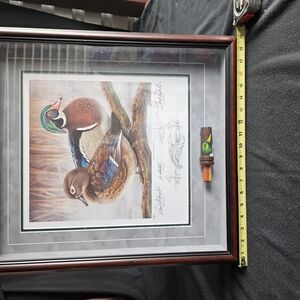 Official Duck Commander Lithograph With Signatures Including The Artist